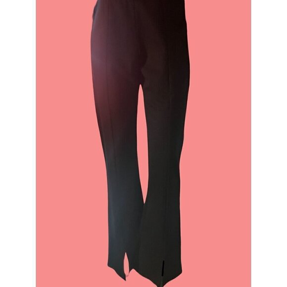 nwt black clara sun woo pants split hem size 1x - Picture 8 of 15